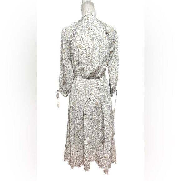 Cleobella Aaliyah Kaftan Midi Dress Women's Ornate Paisley Size: XS - Picture 5 of 7